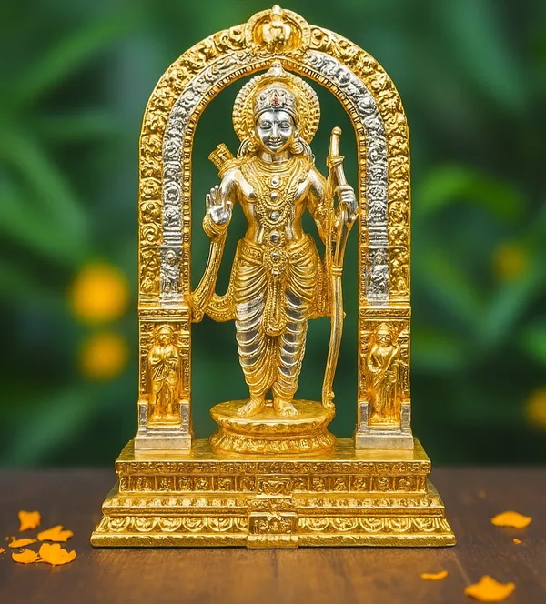 Gold_&_Silver_Plated_Shri_Ram_Lalla_Murti_For_Home_Decor