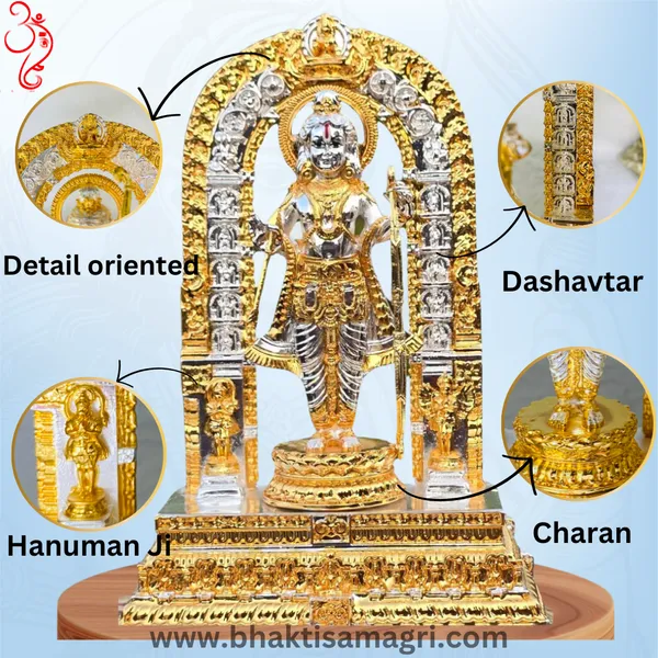 Gold_&_Silver_Plated_Shri_Ram_Lalla_Murti_For_Home_Decor