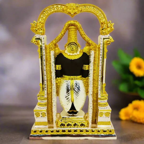 Gold_&_Silver_Plated_Tirupati_Balaji_|_Shri_Venkateshwara_Swami_For_Home_Decor