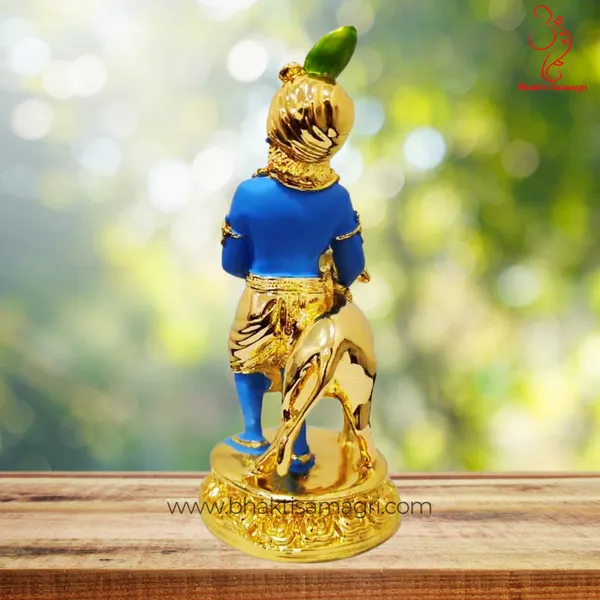 Gold_Plated_Krishna_Ji_With_Calf_For_Home_Decor