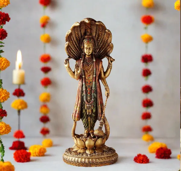 Golden_Lord_Vishnu_&_Goddess_Lakshmi_Standing_Idols_In_Antique_&_Copper_Finish_For_Home_Decor