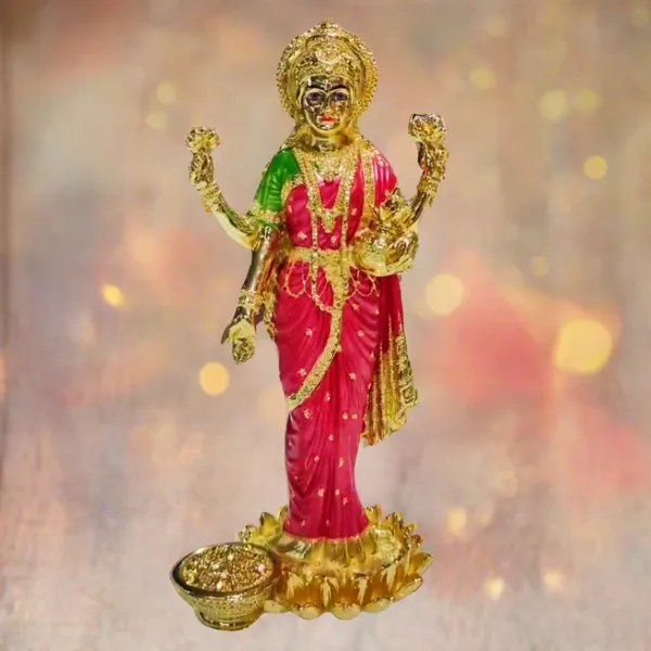 Gold_Plated_Standing_Lakshmi_Ji_Murti_For_Home_Decor