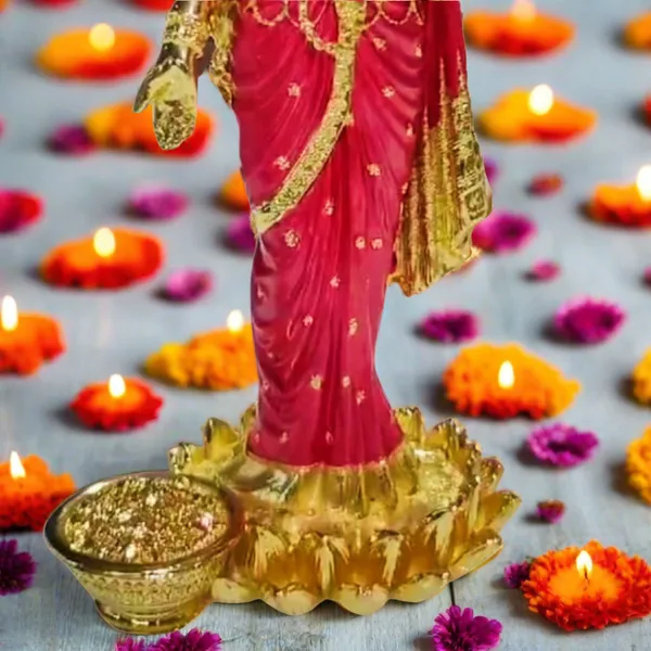 Gold_Plated_Standing_Lakshmi_Ji_Murti_For_Home_Decor