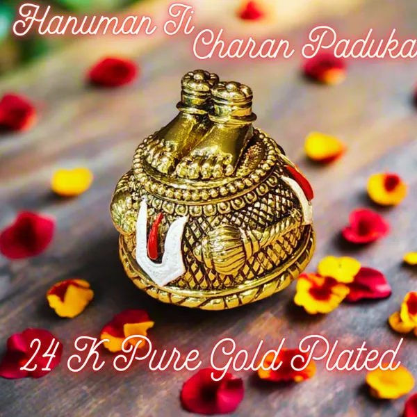 Gold_Plated_Hanuman_Ji_Charan_Paduka_For_Home_Decor