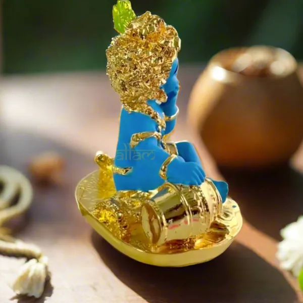 Gold_Plated_Laddu_Gopal_Krishna_Eating_Makhan_Murti_For_Home_Decor