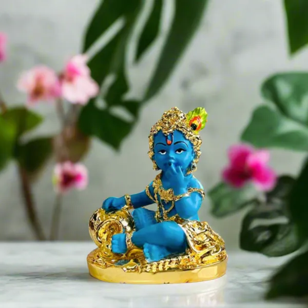 Gold_Plated_Laddu_Gopal_Krishna_Eating_Makhan_Murti_For_Home_Decor