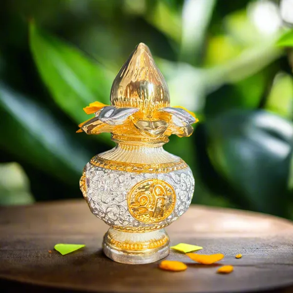 Gold_&_Silver_Plated_Nariyal_Kalash_For_Prosperity_&_Abundance_For_Home_Decor