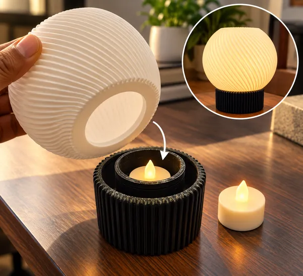 Ribbed_Decorative_Tealight_Candle_Holder