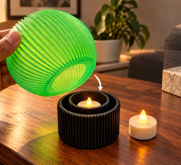 Ribbed_Decorative_Tealight_Candle_Holder