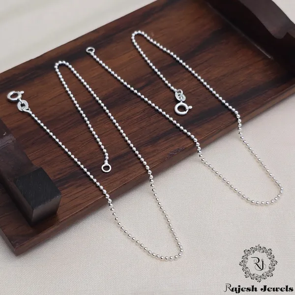 Silver_Sleekest_Balled_Anklet_For_Women