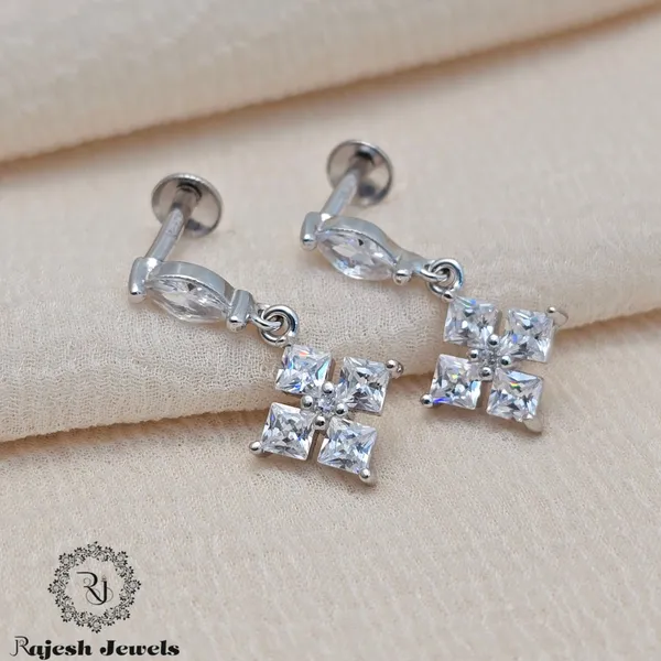 Silver_Opulent_Cz_South_Screw_Hanging_Earrings_For_Women