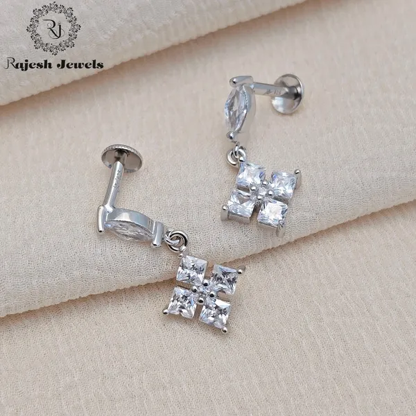 Silver_Opulent_Cz_South_Screw_Hanging_Earrings_For_Women