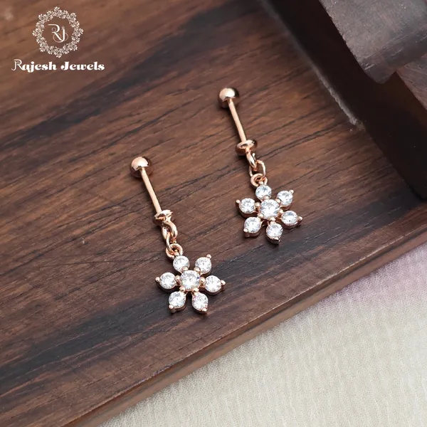 Rose_Gold_Silver_Adorable_Cz_Helix_Bugadi_Earrings_For_Women