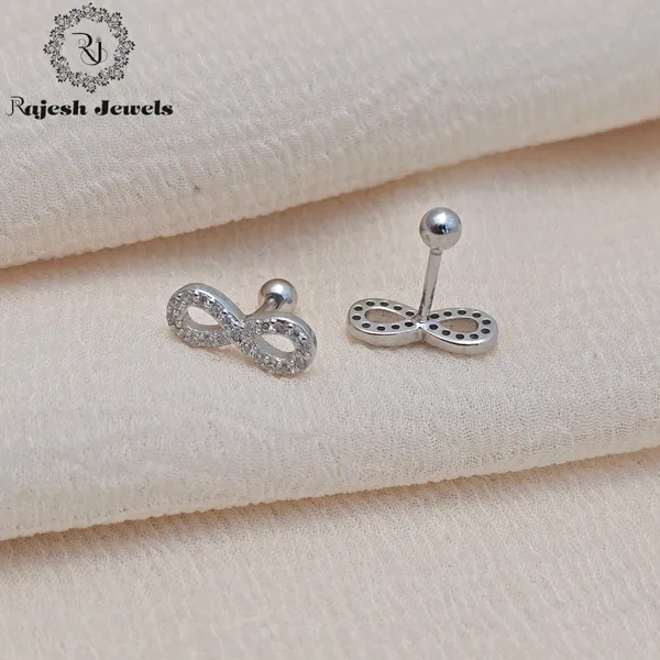 Silver_Elegant_Infinity_Cz_Minimalistic_Stud_Earrings_For_Women