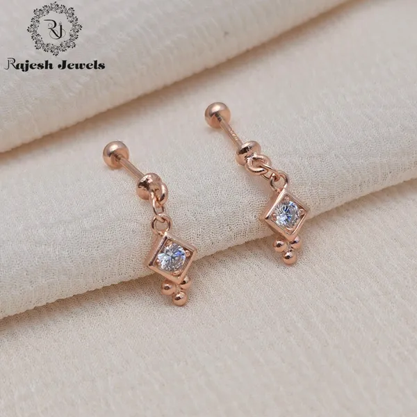 Rose_Gold_Silver_Alluring_Cz_Bugadi_Helix_Earrings_For_Women