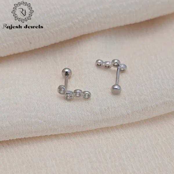 Silver_Classic_Cz_Minimalistic_Stud_Earrings_For_Women