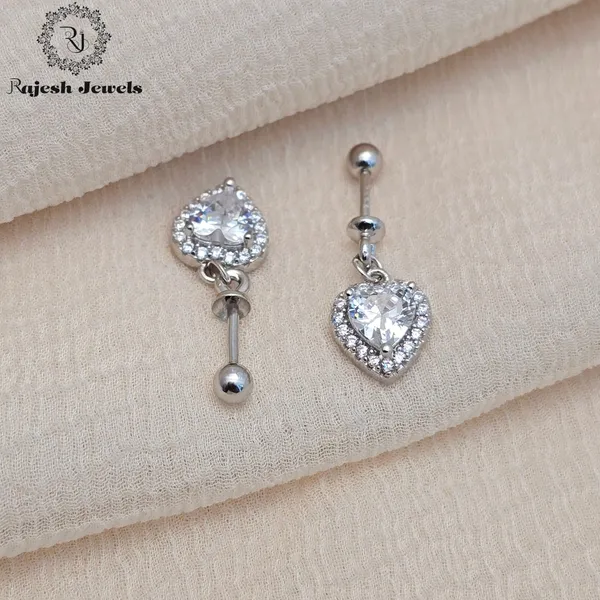 Silver_Heart_Cz_Halo_Helix_Bugadi_Earrings_For_Women