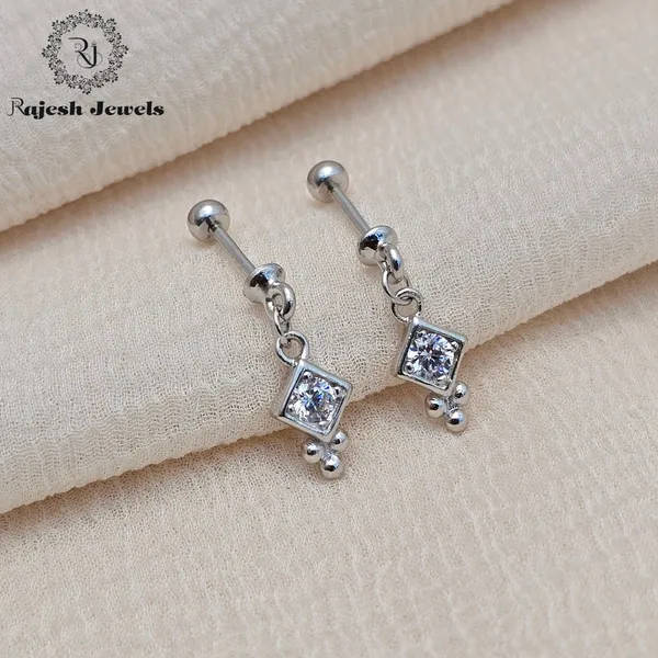 Silver_Vibrant_Cz_Bugadi_Helix_Earrings_For_Women