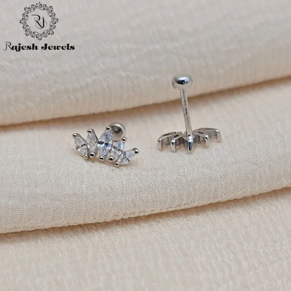 Silver_Fabulous_Minimalistic_Stud_Earrings_For_Women