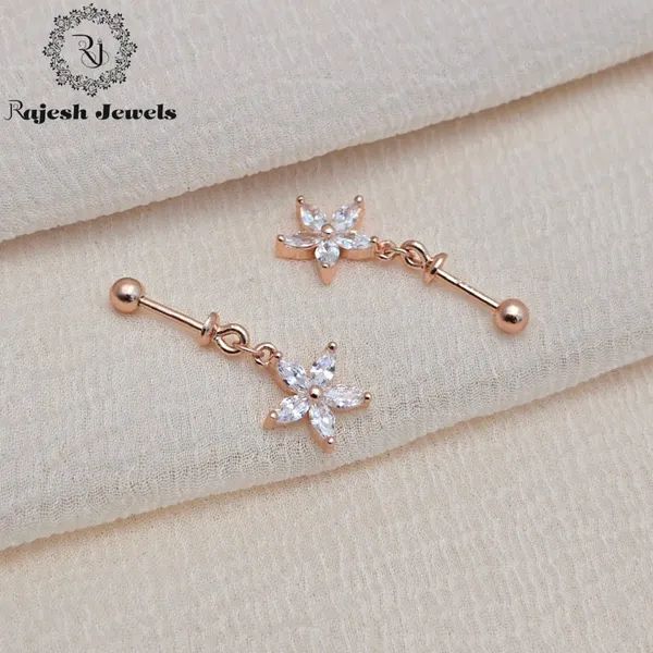 Silver_Beautiful_Star_Bugadi_Helix_Earrings_For_Women