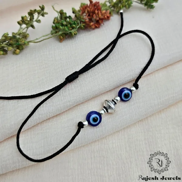 Black_Silver_Double_Evil_Eye_Nazariya_Anklet_For_Women