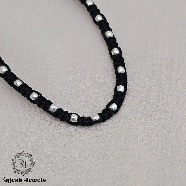 Black_Silver_Pleasing_Balled_Nazariya_Anklet_For_Women
