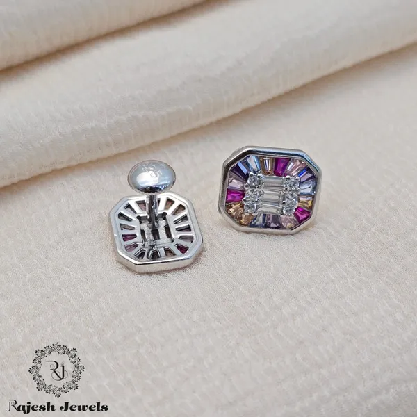 Silver_Silver_Blossomy_Cz_Stud_Earrings_For_Women
