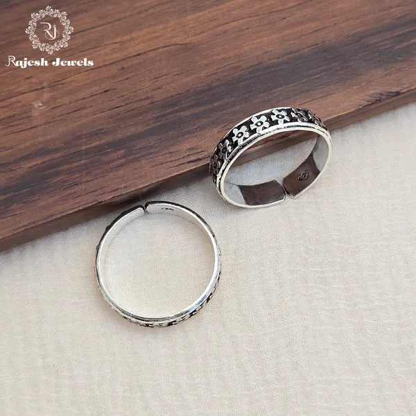 Silver_Infinity_Floral_Band_Oxidised_Toering_For_Women