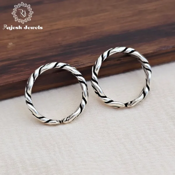 Black_Silver_Textured_Oxidised_Dailywear_Toering_For_Women