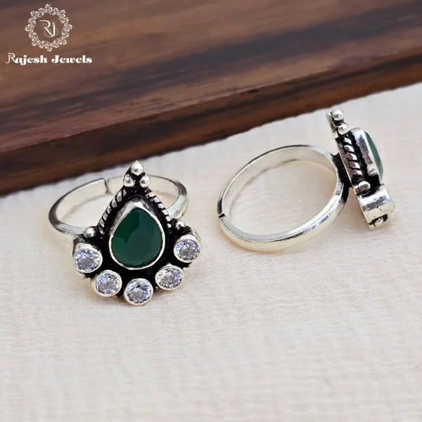 Green_Silver_Stylish_Cutstone_Dailywear_Toering_For_Women
