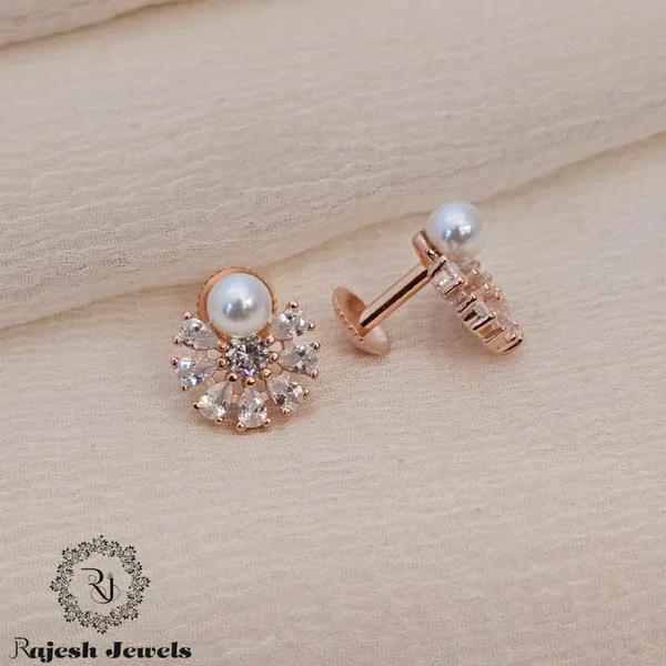 White_Silver_Hypnotic_Cz_Stud_Earrings_For_Women