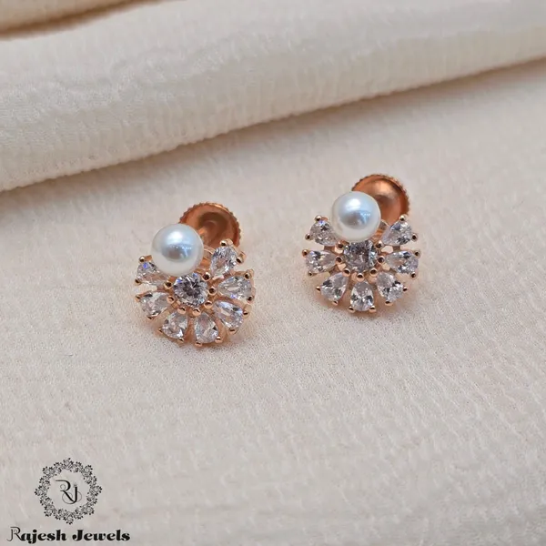White_Silver_Hypnotic_Cz_Stud_Earrings_For_Women