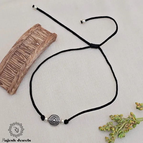 Black_Silver_Fabulant_Nazariya_Anklet_For_Women
