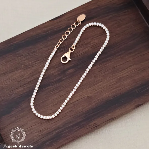 Rose-Gold_Silver_Enlightened_Cz_Plated_Bracelet_For_Women