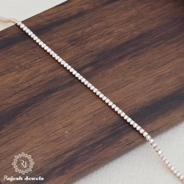 Rose-Gold_Silver_Enlightened_Cz_Plated_Bracelet_For_Women