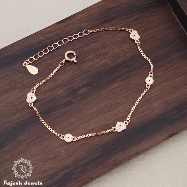 Rose-Gold_Silver_Graceful_Cz_Finish_Bracelet_For_Women