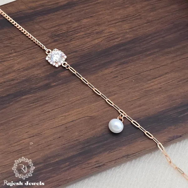 Rose-Gold_Silver_Appealing_Pearl_Dropped_Cz_Ladies_Bracelet_For_Women