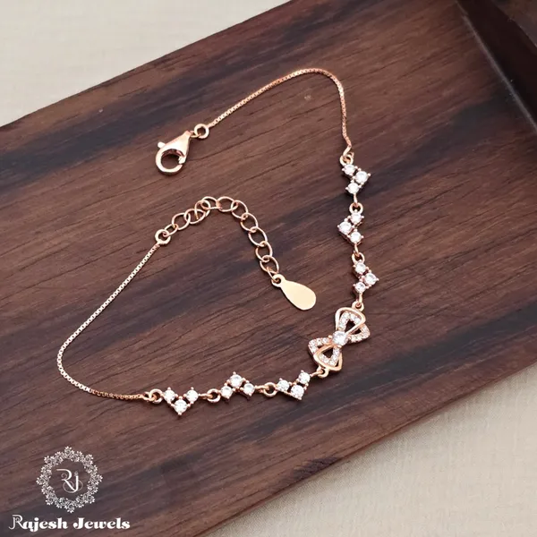 Rose_Gold_Silver_Alluring_Cz_Ladies_Bracelet_For_Women
