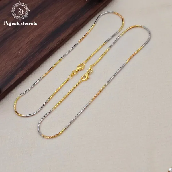 Gold_Silver_Enlightened_3_Tone_Sleek_Anklet_For_Women