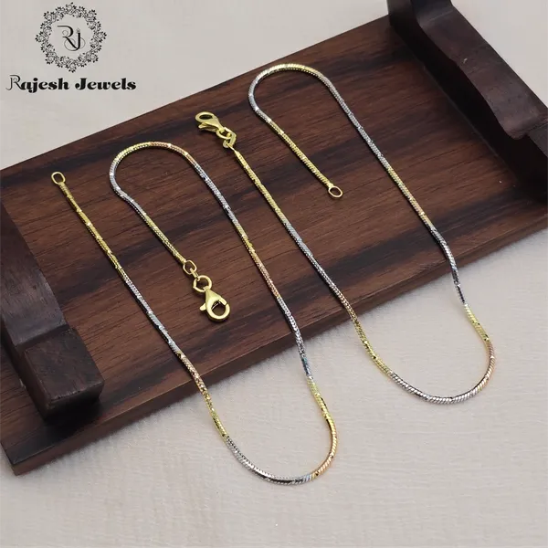Gold_Silver_Enlightened_3_Tone_Sleek_Anklet_For_Women
