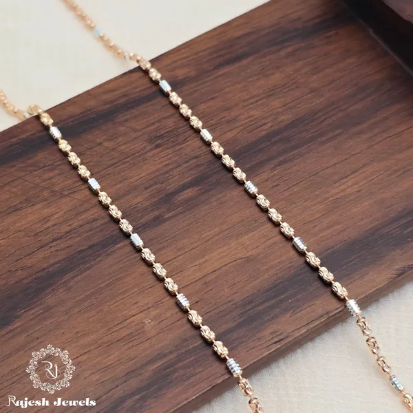Rose-Gold_Silver_Shining_Sleek_Dual_Tone_Anklet_For_Women