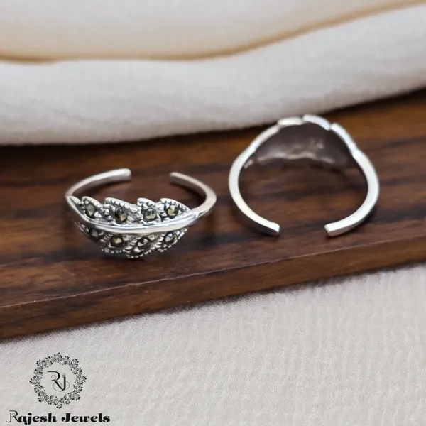 Silver_Magnificent_Leaf_Toerings_For_Women