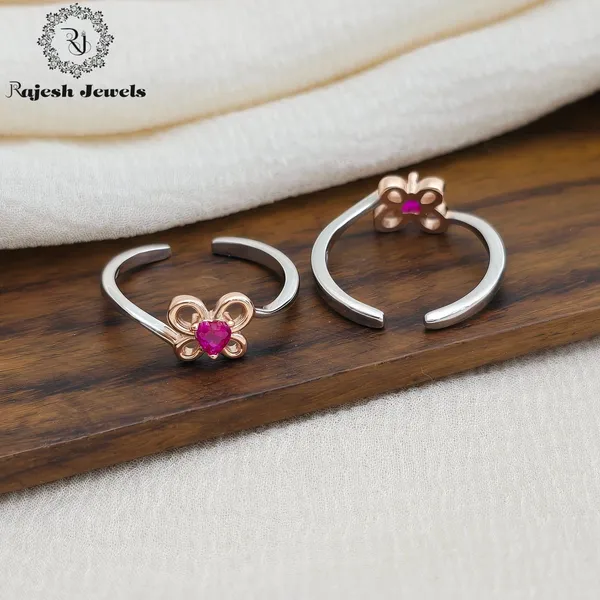 Rose_Gold_Silver_Cutest_Dual_Tone_Toerings_For_Women