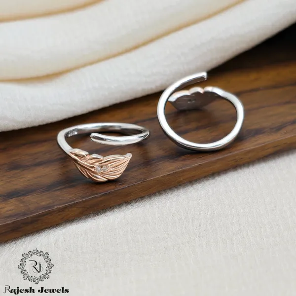 Rose_Gold_Silver_Blossomy_Dual_Tone_Toerings_For_Women