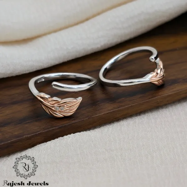 Rose_Gold_Silver_Blossomy_Dual_Tone_Toerings_For_Women