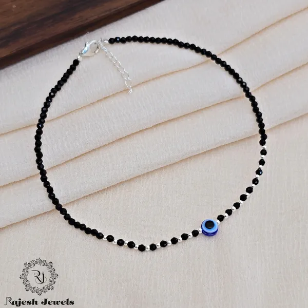 Black_Silver_Amazing_Nazariya_Anklet_For_Women