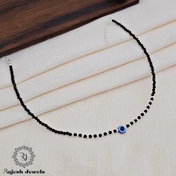 Black_Silver_Amazing_Nazariya_Anklet_For_Women