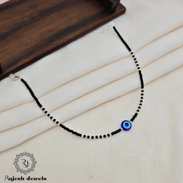 Black_Silver_Elegant_Evil-Eye_Nazariya_Anklet_For_Women