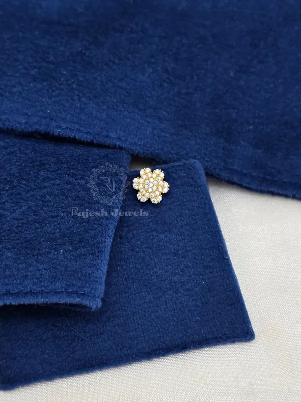 White_Silver_Loveable_Gold_Polished_Cz_Nose_Pin_For_Women
