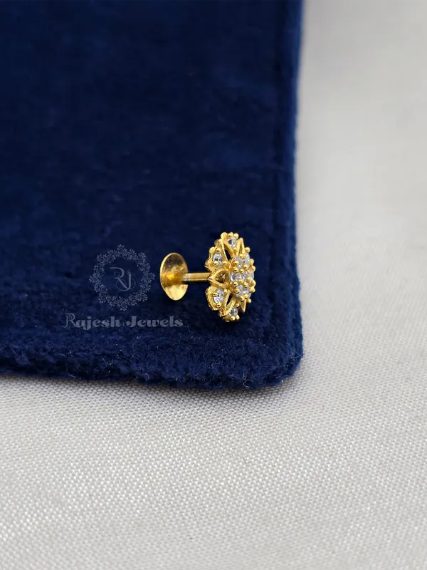 Gold_Silver_Authentic_Cz_Gold_Polished_Nose_Pin_For_Women